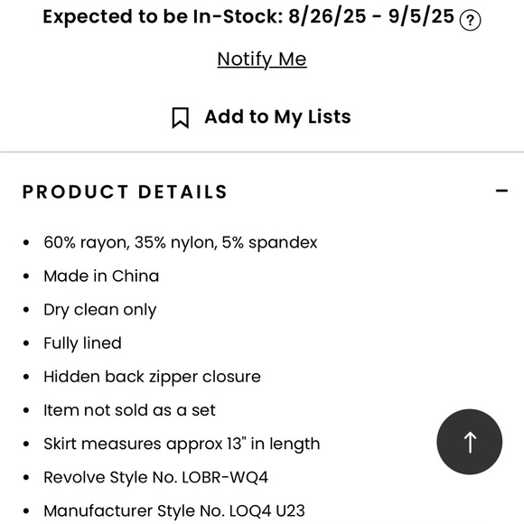 Revolve Pink Mini Skirt - Picture 6 of 7